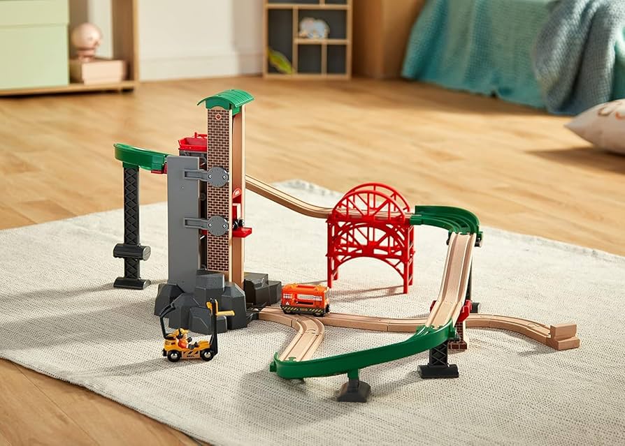 BRIO (ブリオ) WORLD ウェアハウスレールセット [ 木製レール おもちゃ ] 33887 z2zed1b 33887 ウェアハウスレールセット | レールセット | ブリオ